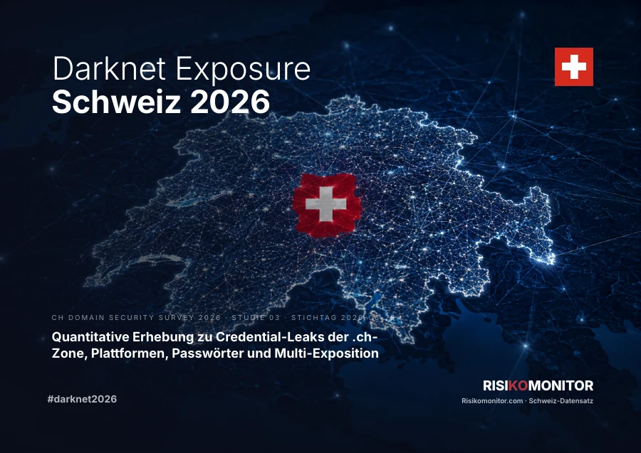 3,69 Millionen Leak-Funde: Was die Schweizer Darknet-Exposure-Studie zeigt